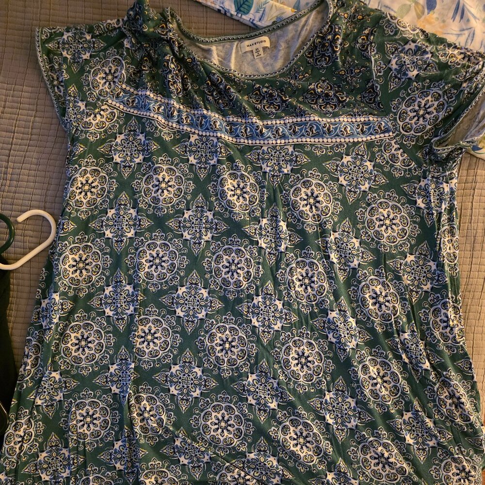 Womens Short Sleeve Dress - Picture 1 of 2